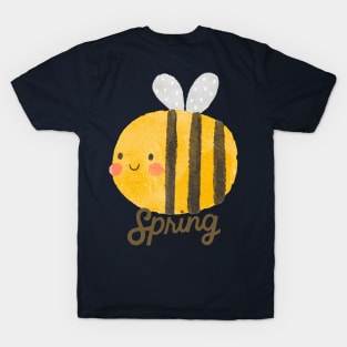 Its Spring, Funny Bee Design T-Shirt